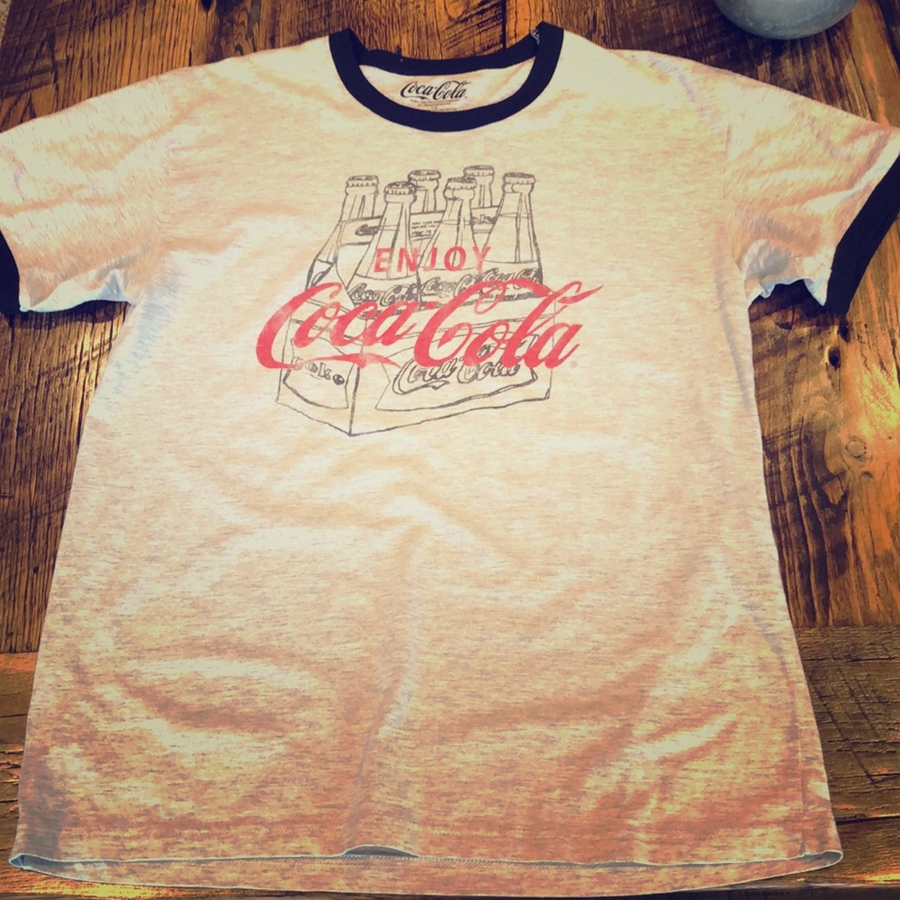 Coca Cola Coke Bottles Tee, Men's Large